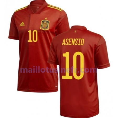 Maillot de Foot Espagne Asensio 10 Domicile UEFA EURO 2020